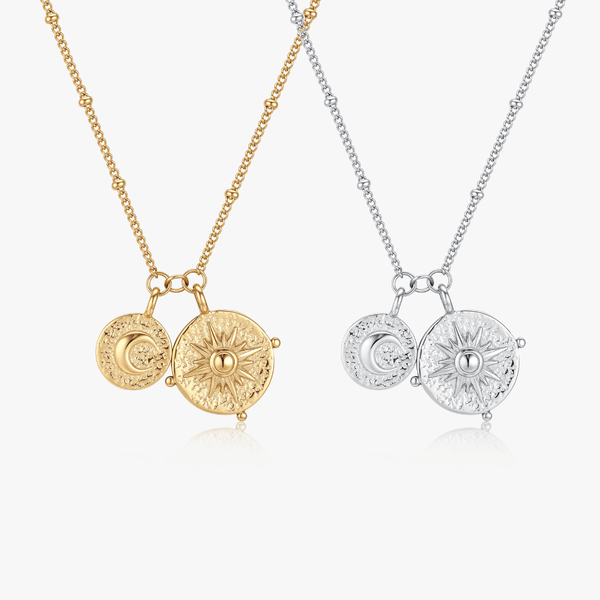 Celestial Duo Necklace - Flaire & Co.