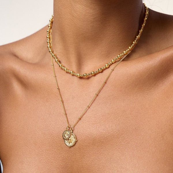 Celestial Duo Necklace - Flaire & Co.