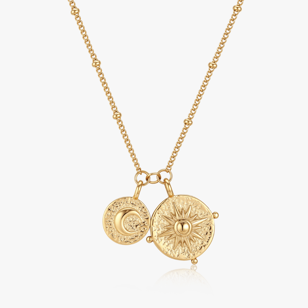 Celestial Duo Necklace - Flaire & Co.