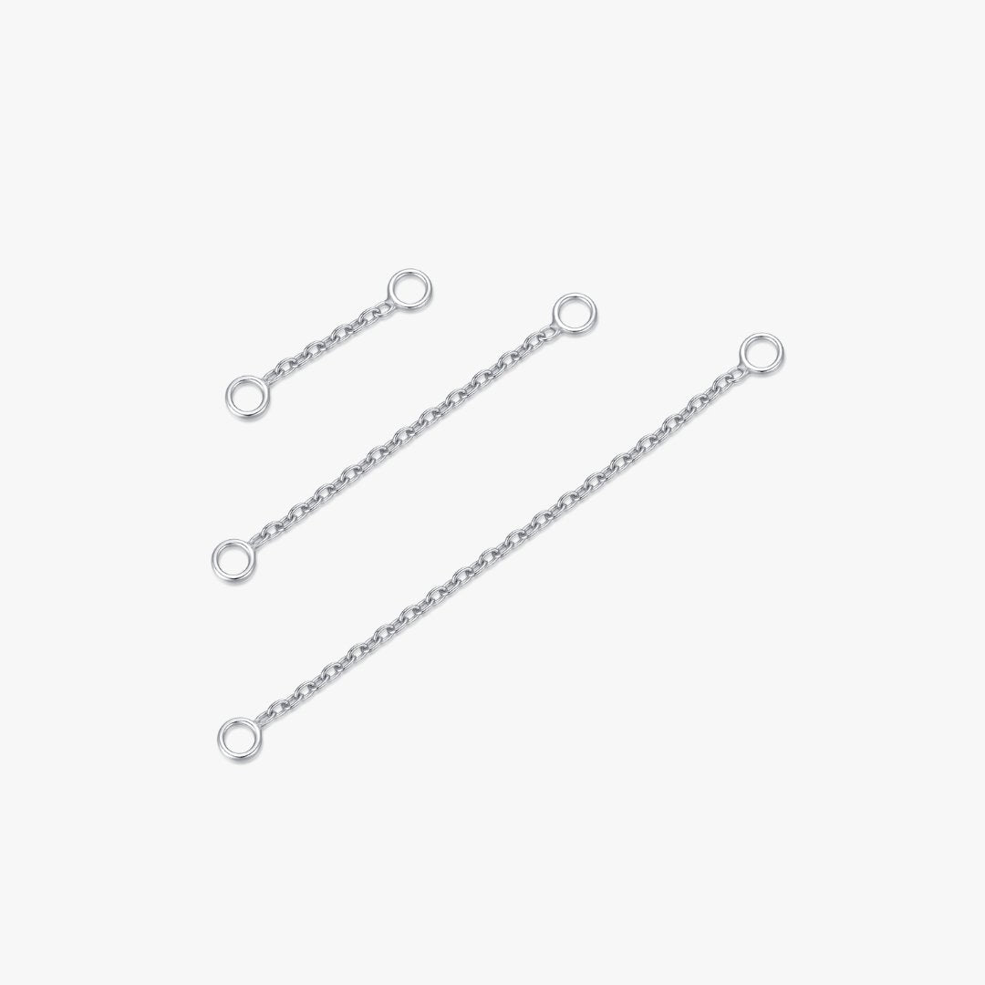 Chain Connectors in Silver - Flaire & Co.
