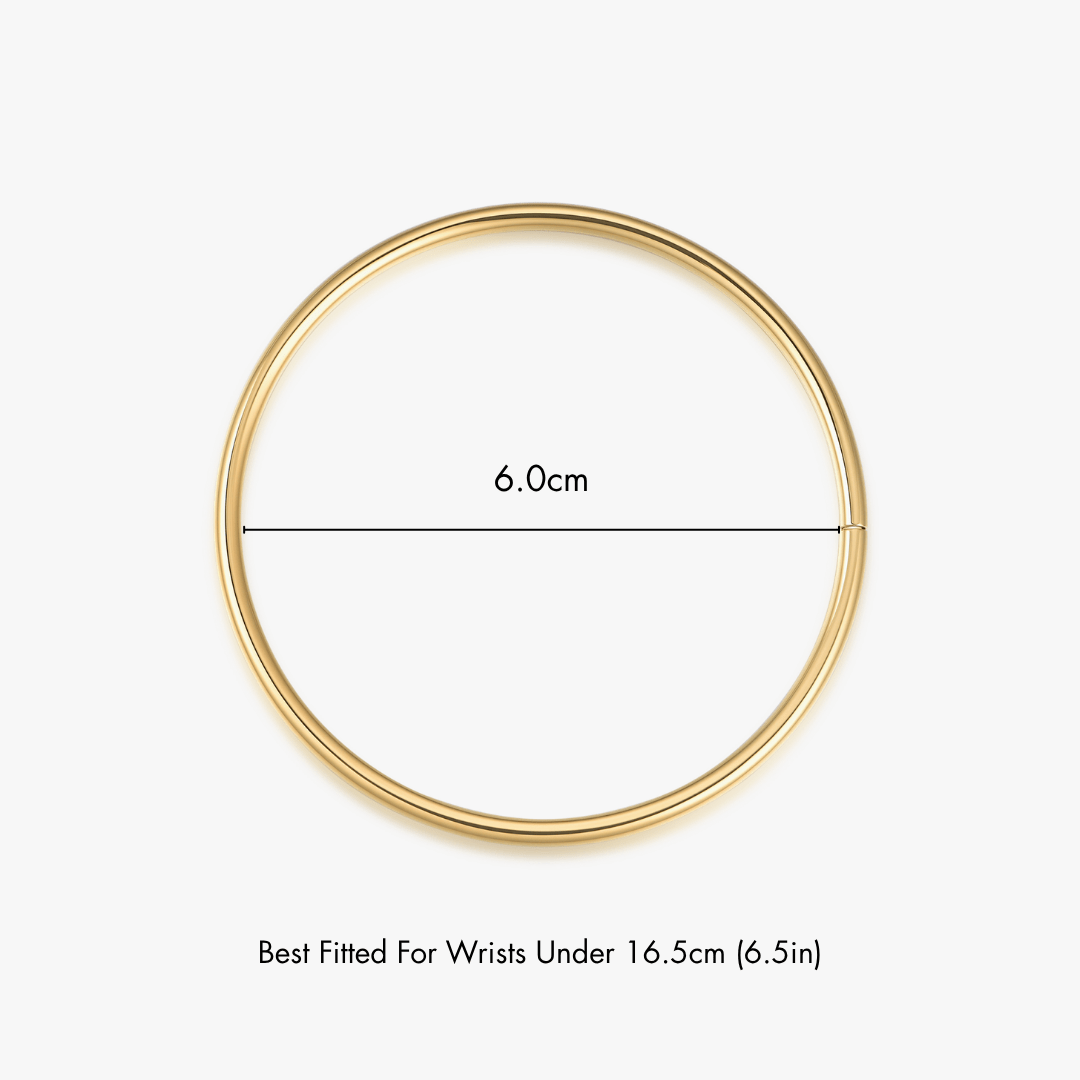 Circle Classic Bangle Bracelet - Flaire & Co.