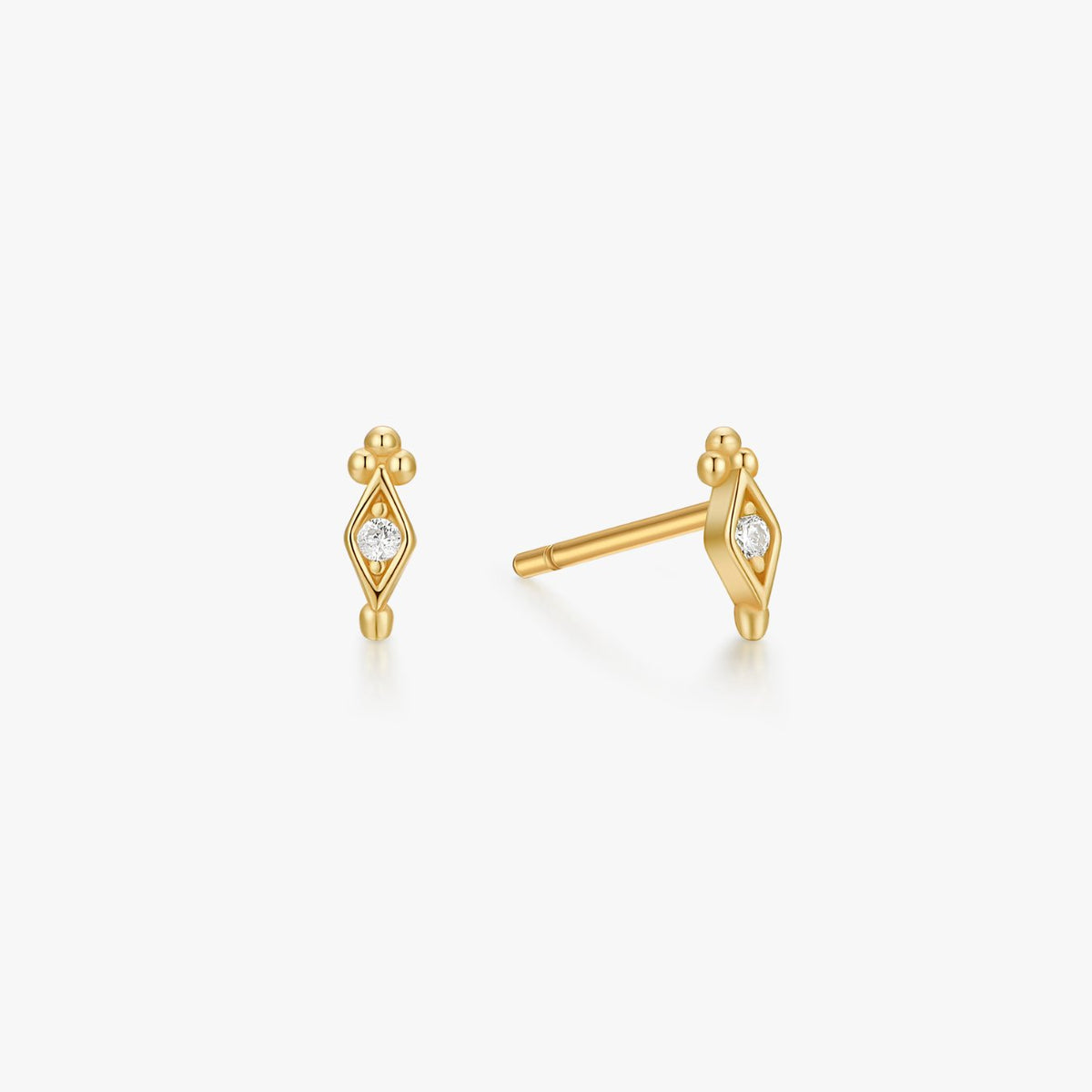 Clear Gem Freya Studs