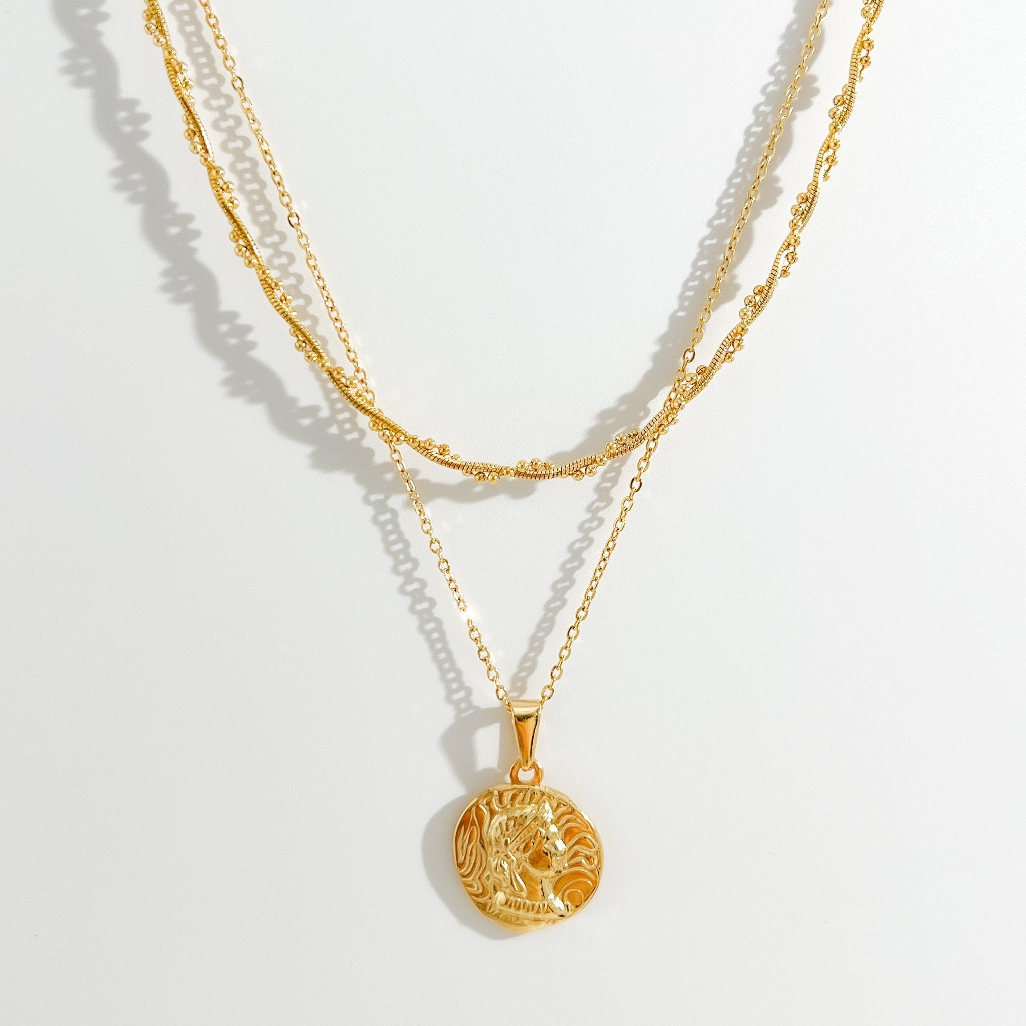 Coin Pendant Gold Bundle - Flaire & Co.