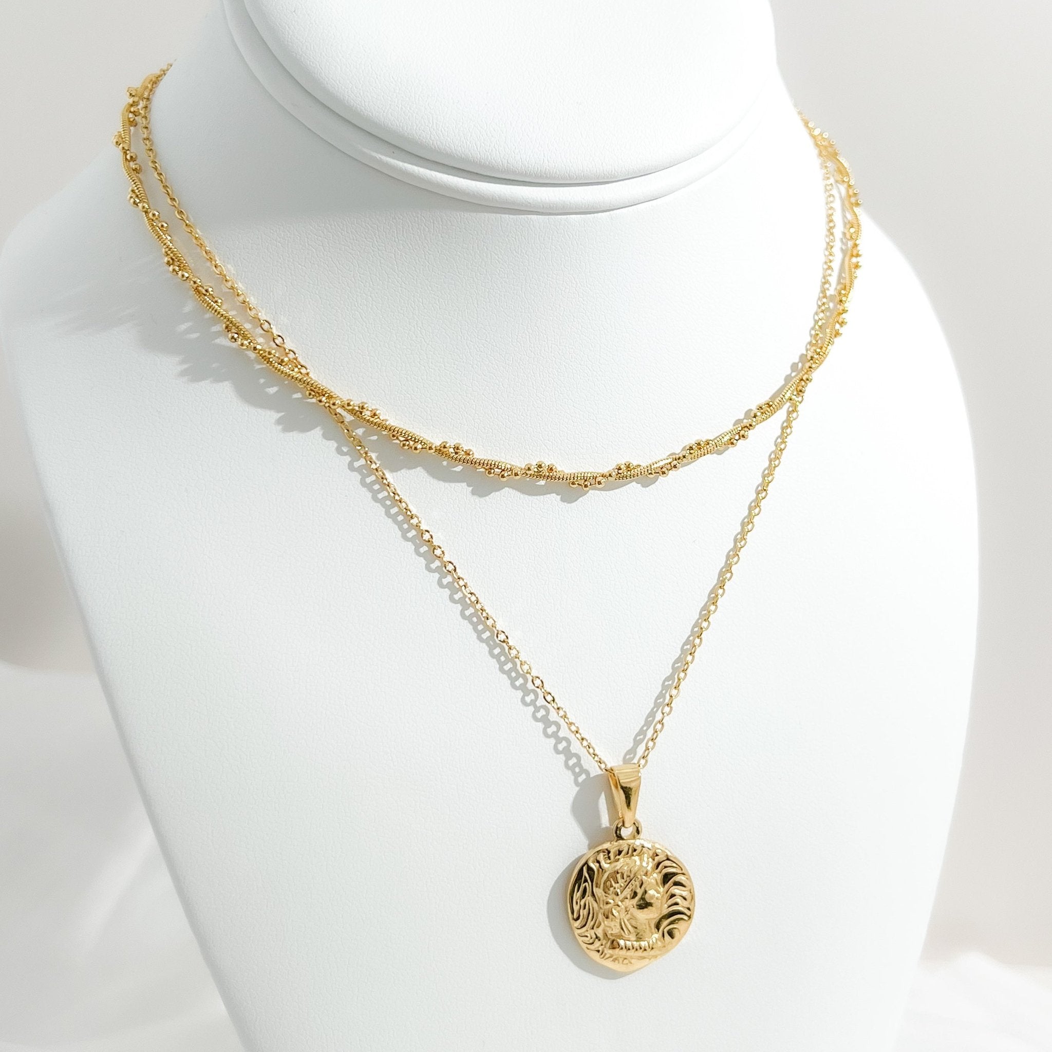 Coin Pendant Gold Bundle - Flaire & Co.