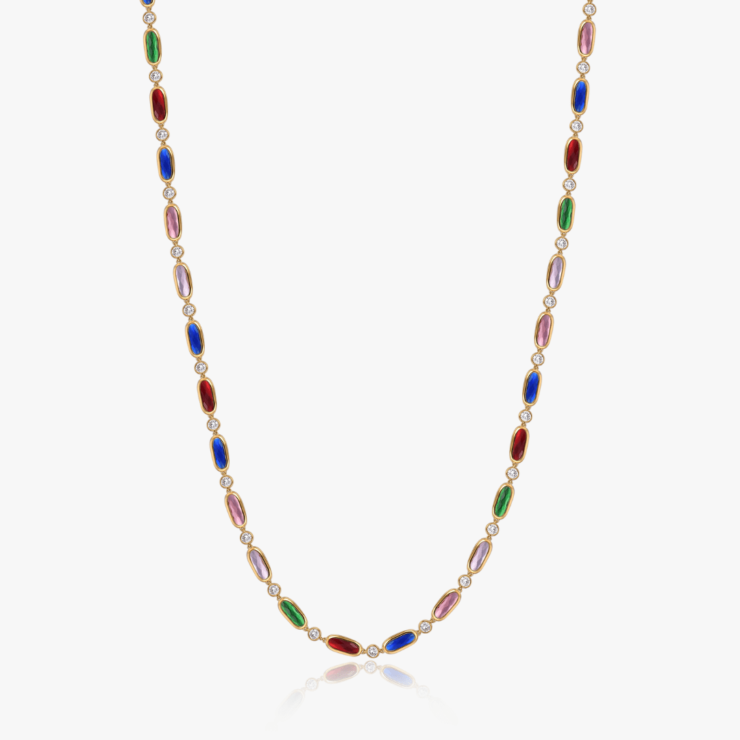 Colorful Beaded Necklace - Flaire & Co.