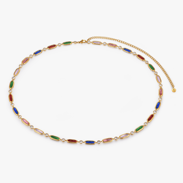 Colorful Beaded Waist Chain - Flaire & Co.
