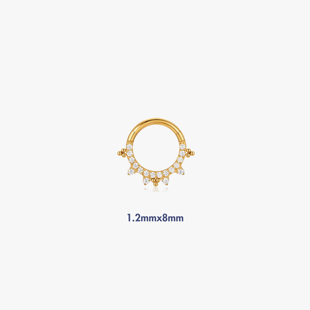 Cora Titanium Hoop (Single) - Flaire & Co.