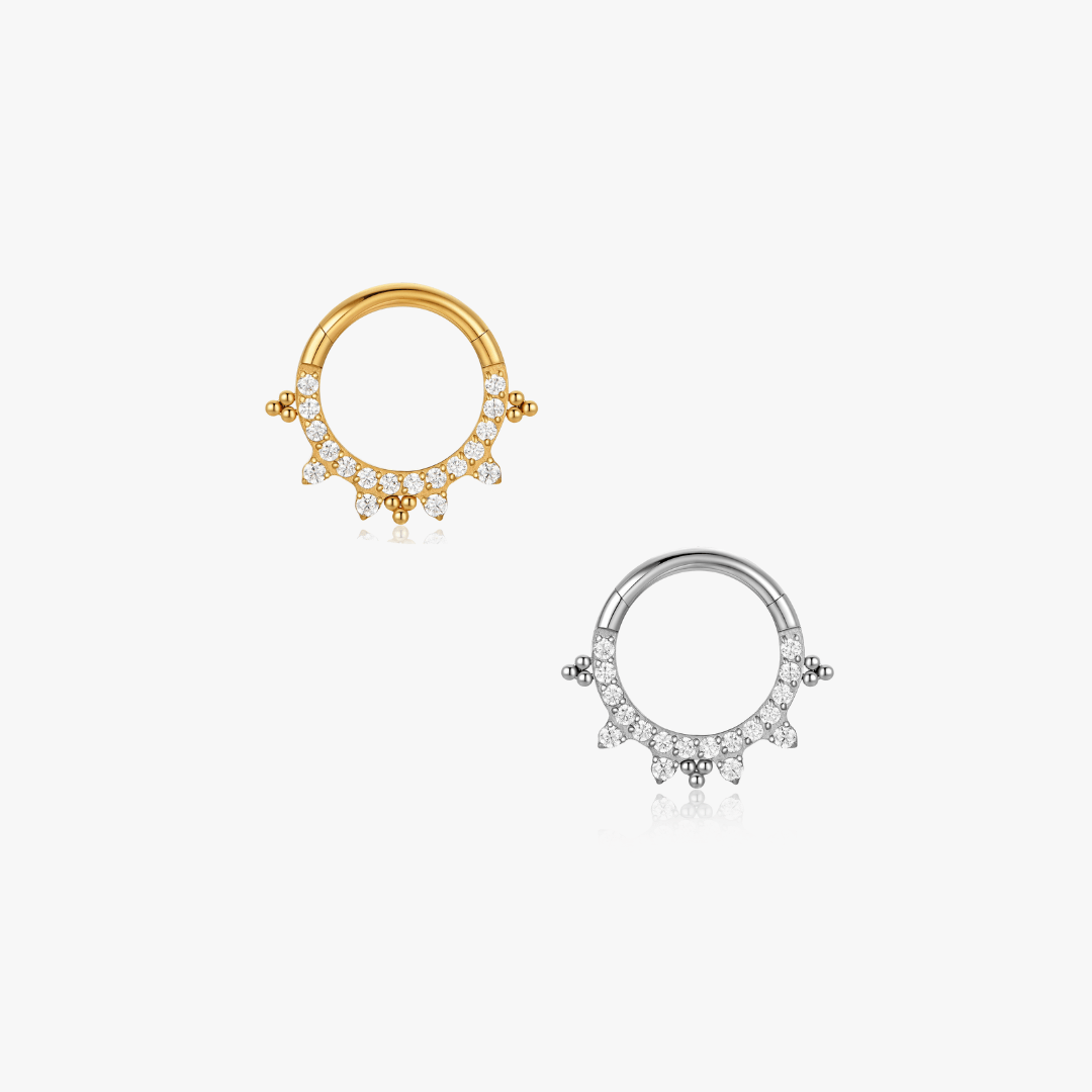 Cora Titanium Hoop (Single) - Flaire & Co.
