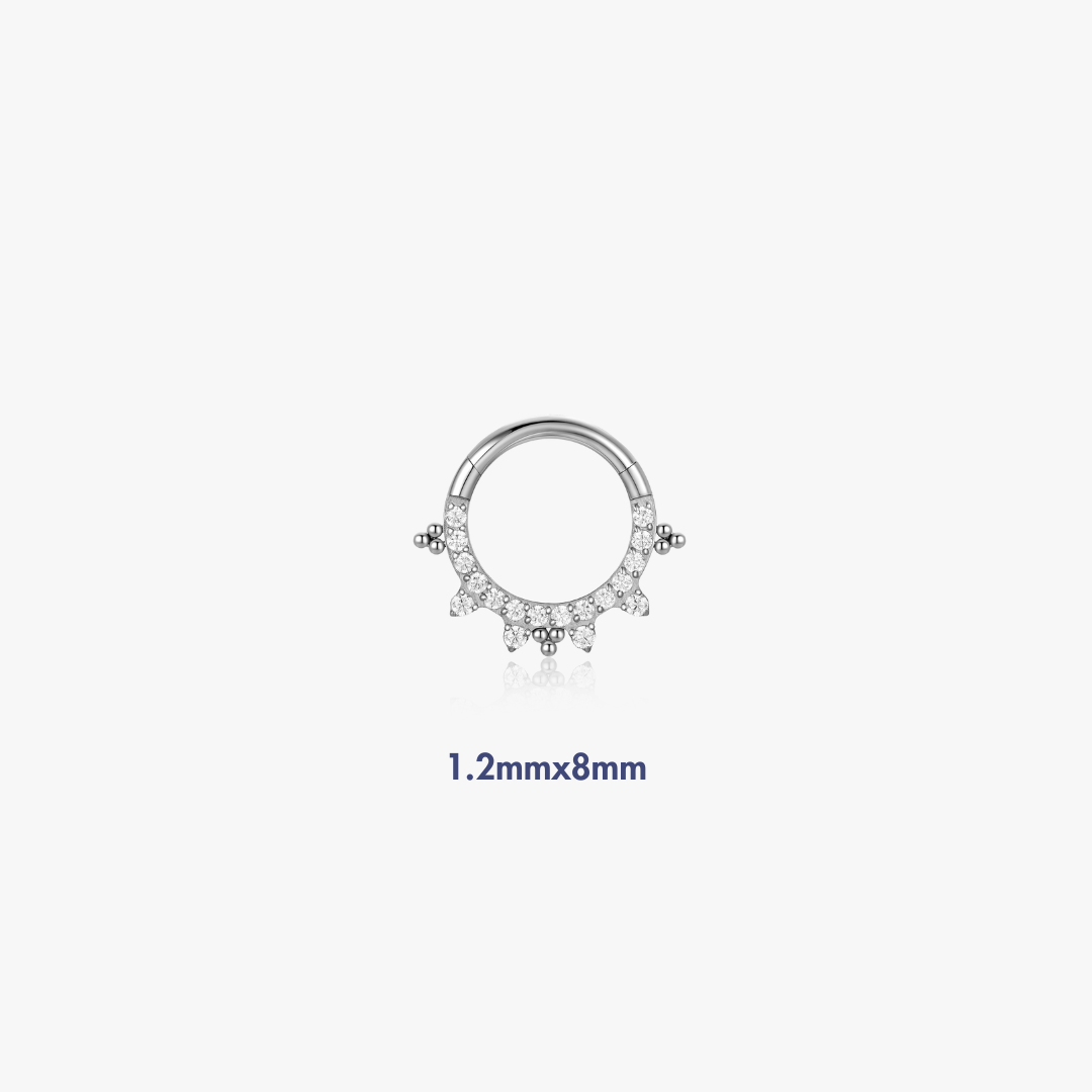 Cora Titanium Hoop (Single) - Flaire & Co.