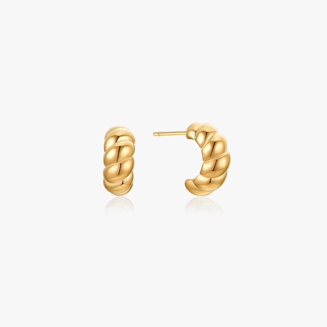 Croissant Mini Earrings in Gold - Flaire & Co.