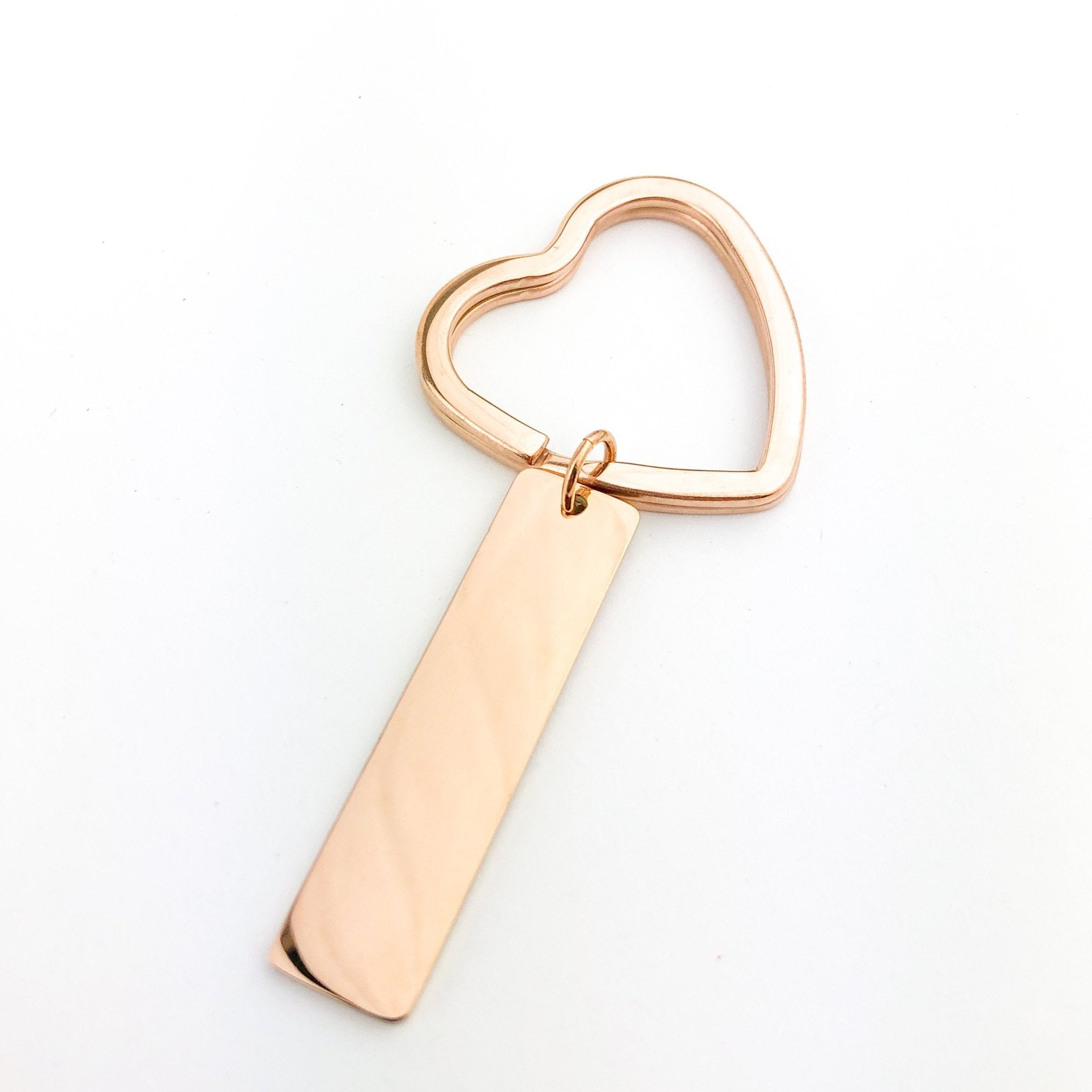 Customized Heart Key Chain - Flaire & Co.