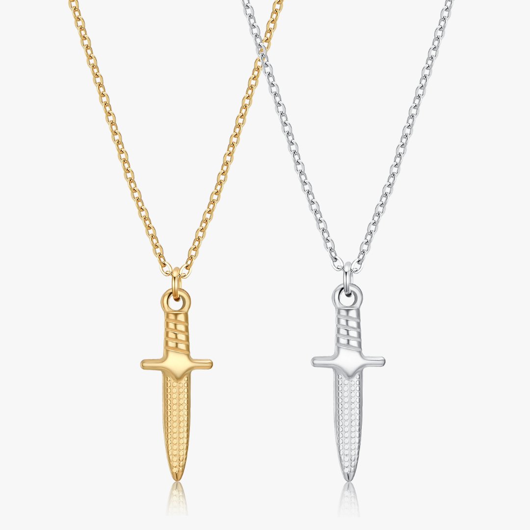 Dagger Pendant Necklace (Unisex) - Flaire & Co.