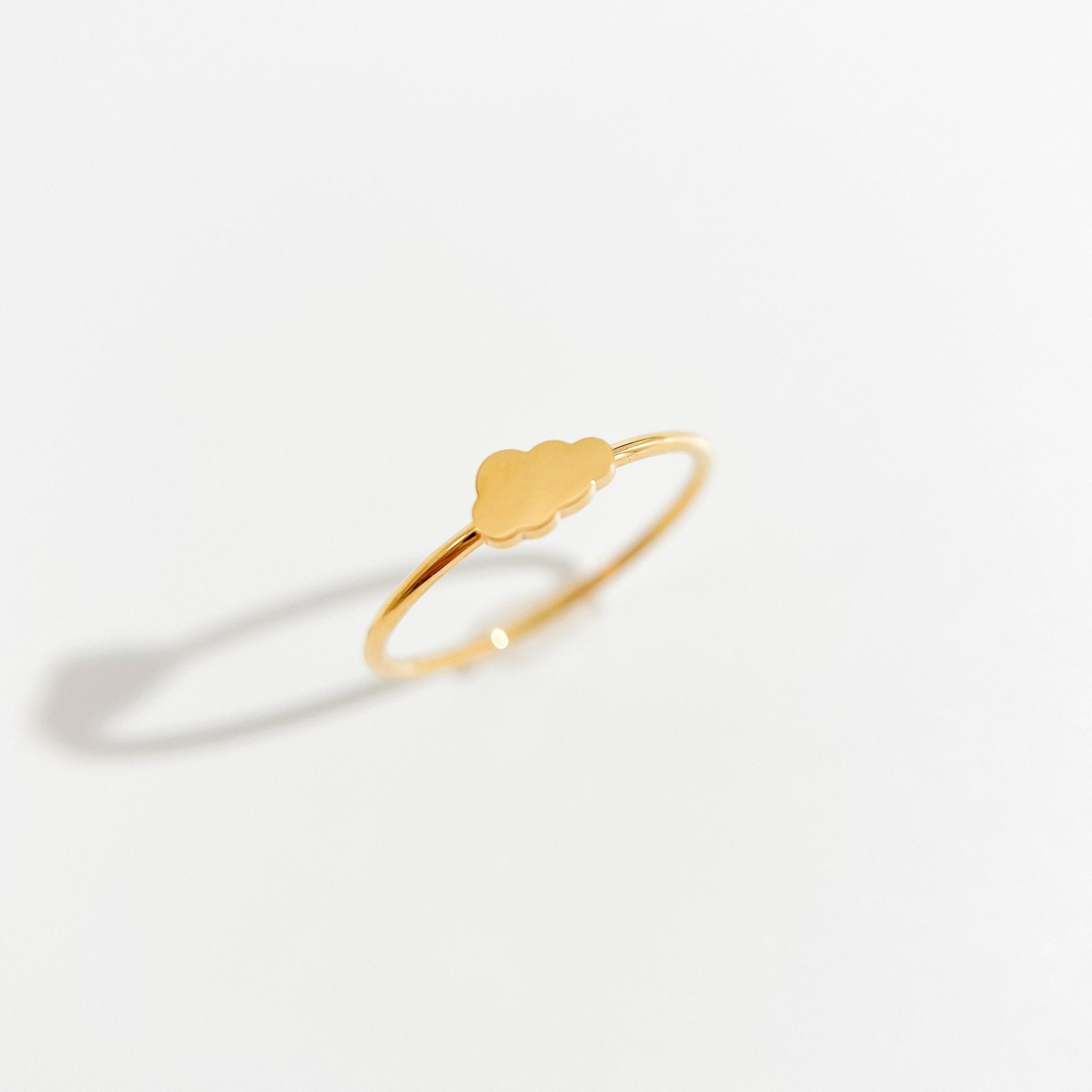 Dainty Cloud Ring in Gold - Flaire & Co.