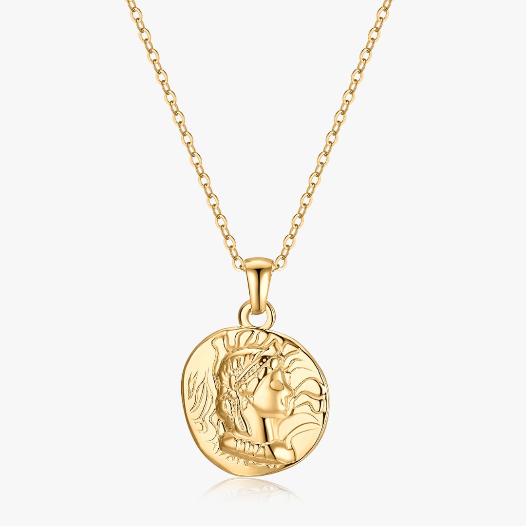 Delilah Gold Coin Necklace - Flaire & Co.