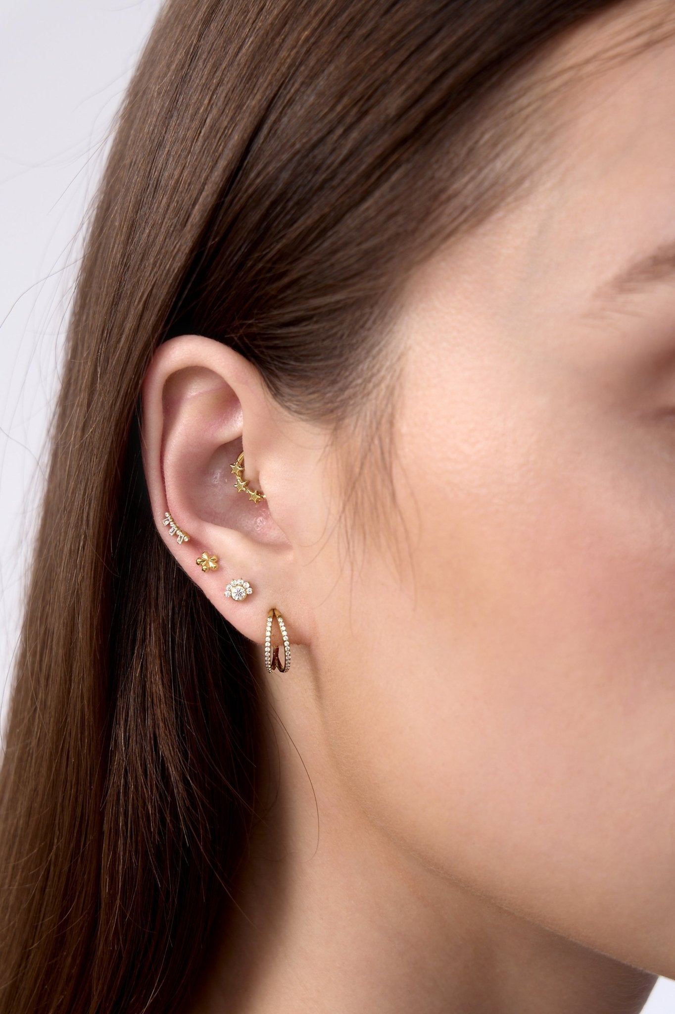 Double Loop Titanium Hoop (Single) - Flaire & Co.