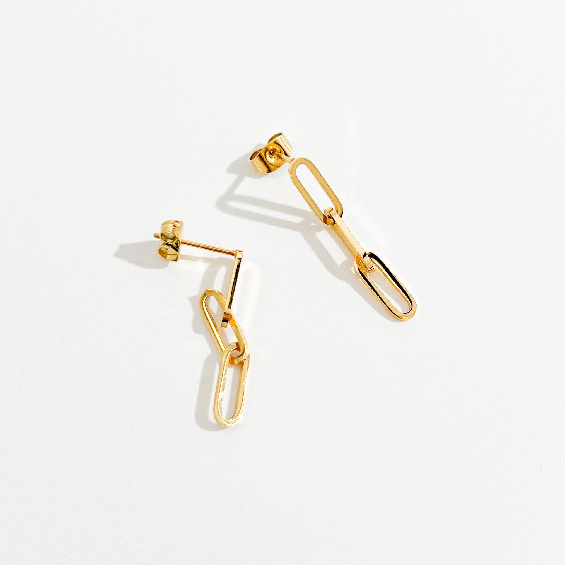 Drop The Link Earrings - Flaire & Co.