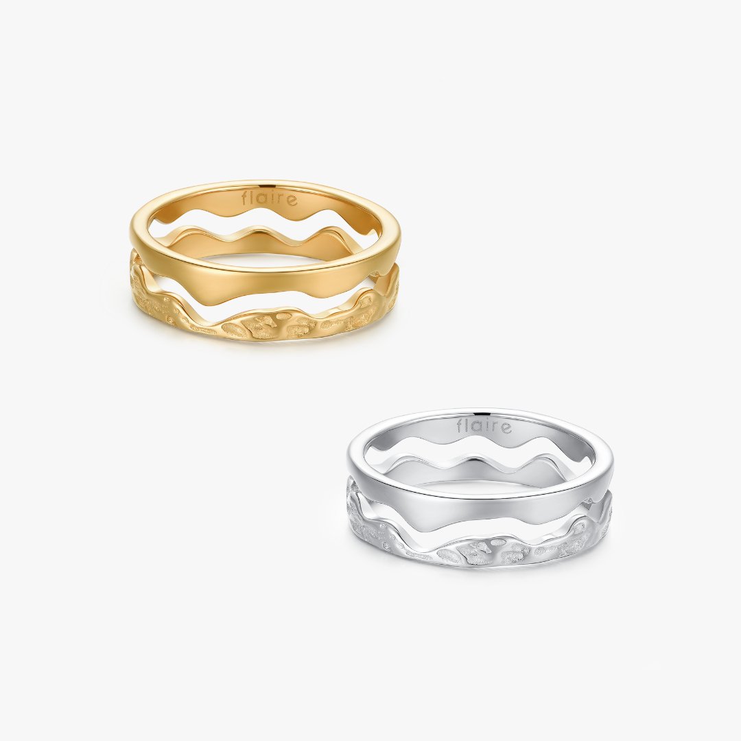 Dueling Mountains Ring (Unisex) - Flaire & Co.