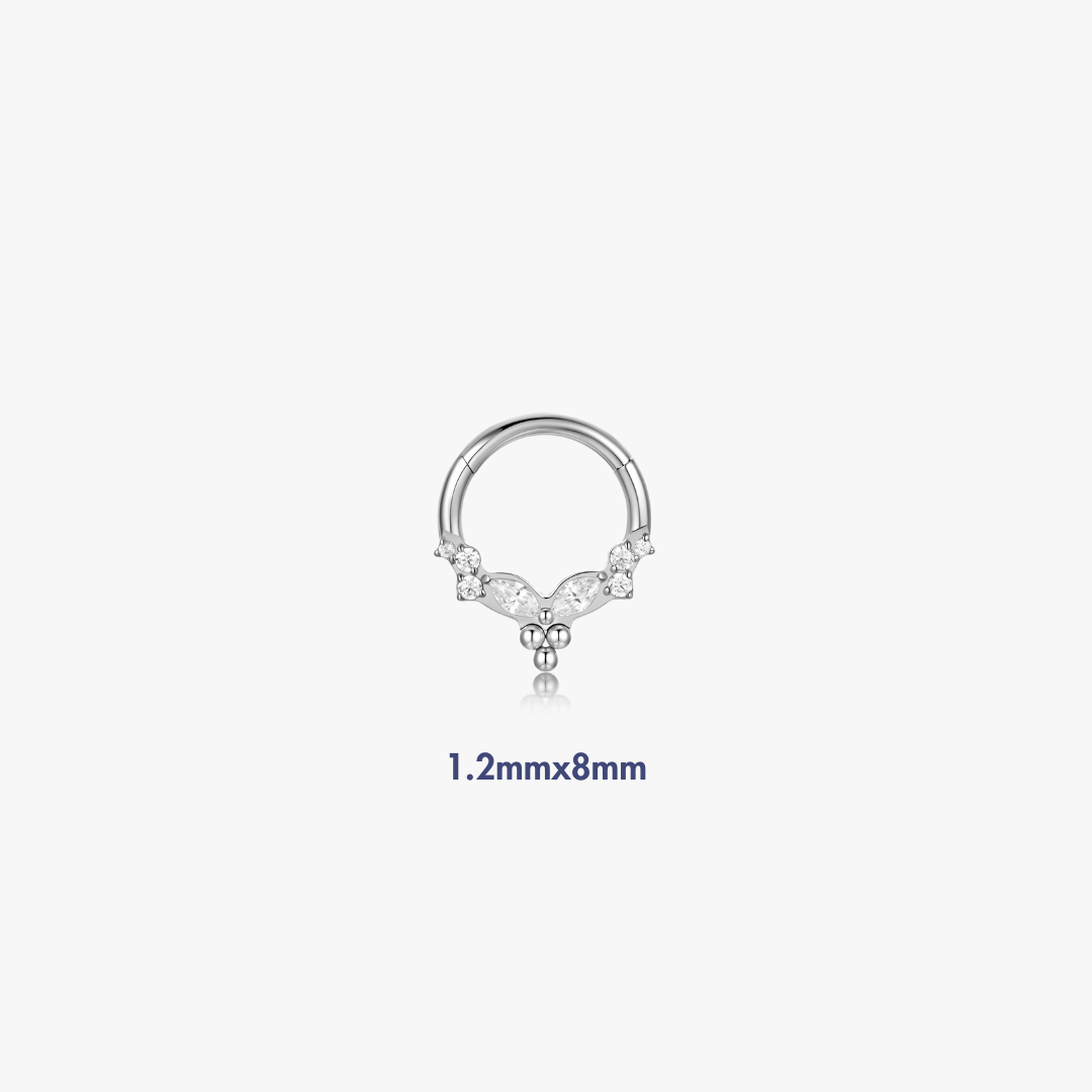 Ella Titanium Hoop (Single) - Flaire & Co.