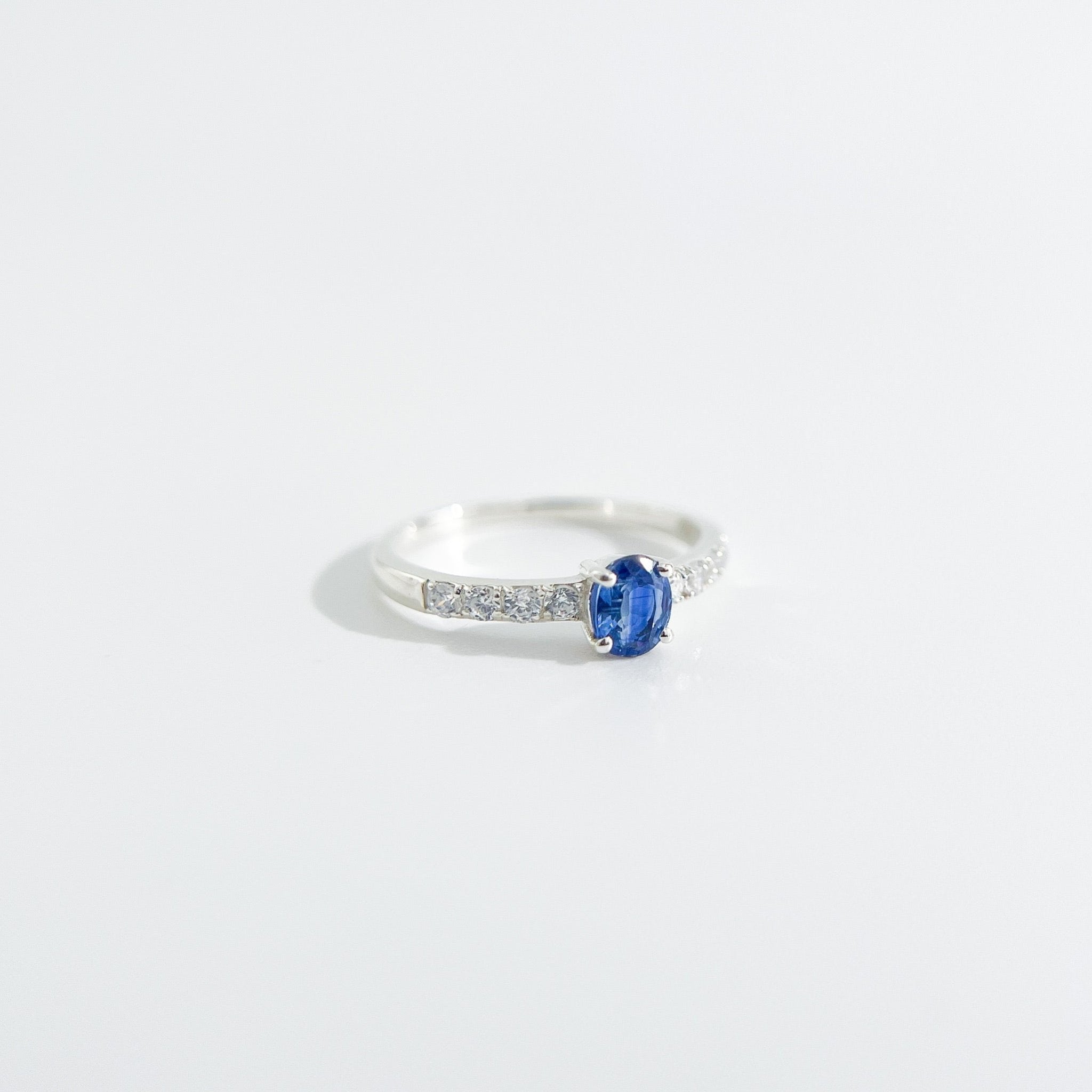 Emma Kyanite Sterling Silver Ring - Flaire & Co.
