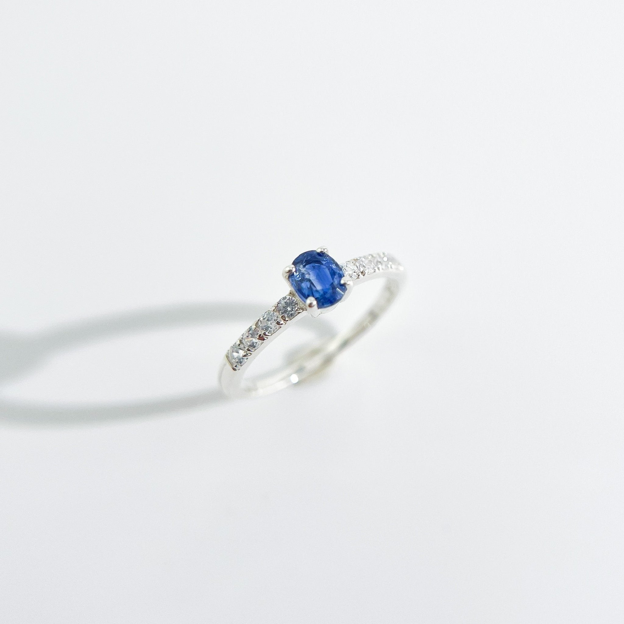 Emma Kyanite Sterling Silver Ring - Flaire & Co.