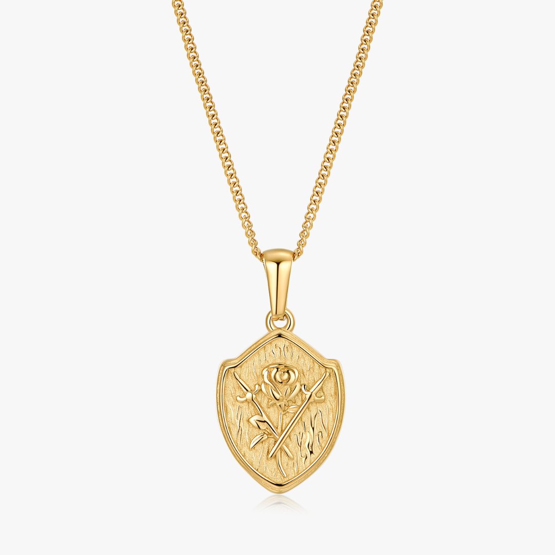 En Garde Necklace in Gold (Unisex) - Flaire & Co.