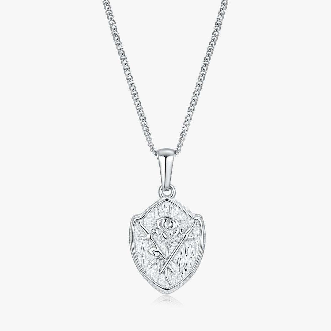 En Garde Necklace in Silver (Unisex) - Flaire & Co.