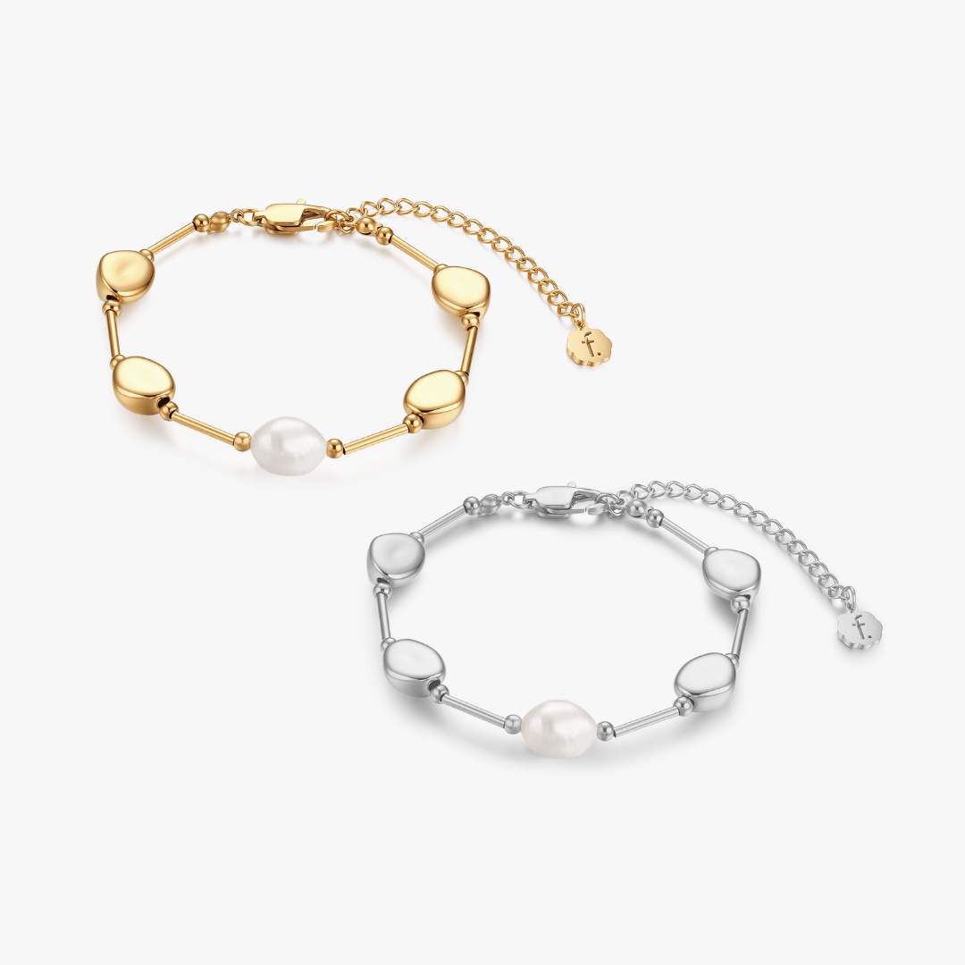 Esme Beaded Pearl Bracelet - Flaire & Co.