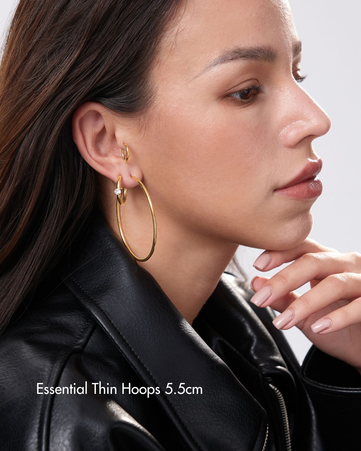 Essential Thin Gold Hoops - Flaire & Co.