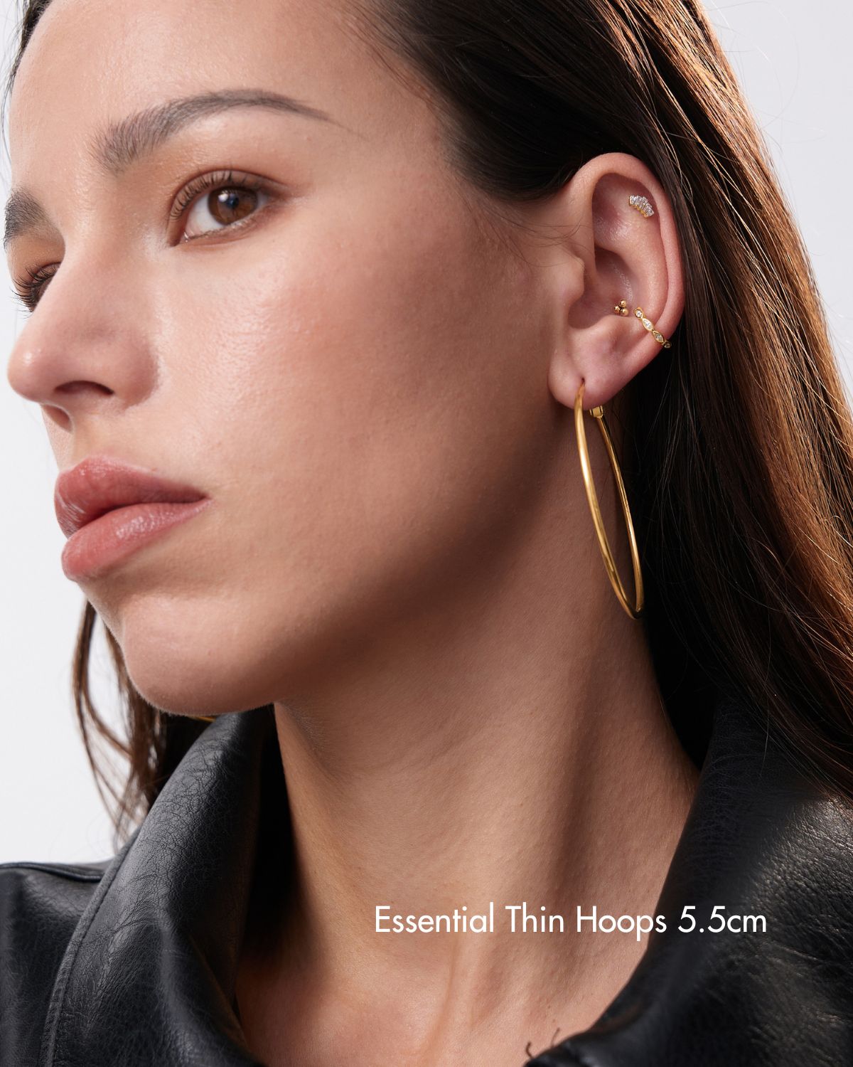 Essential Thin Gold Hoops - Flaire & Co.