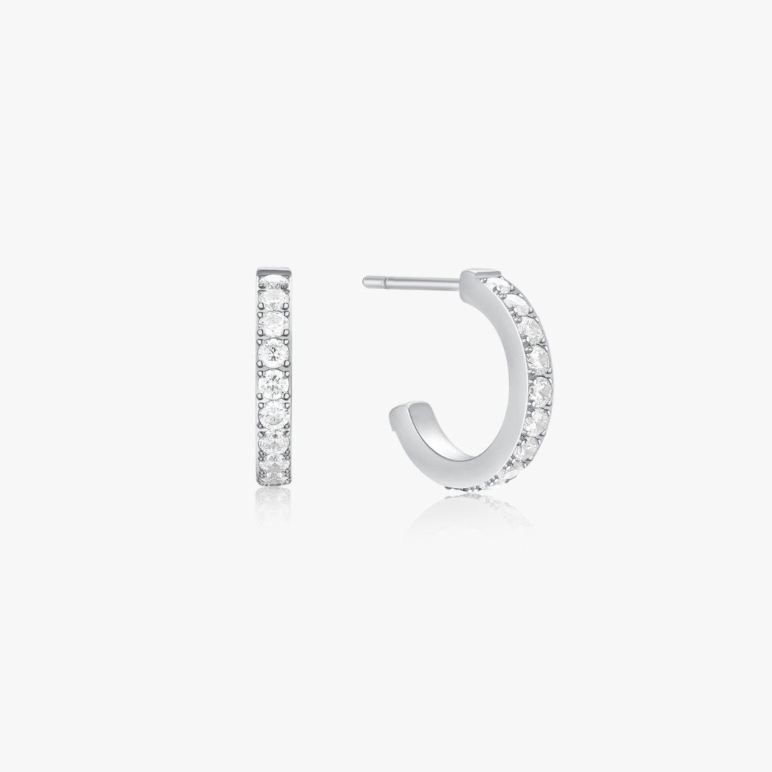 Everyday Mini CZ Hoops - Flaire & Co.