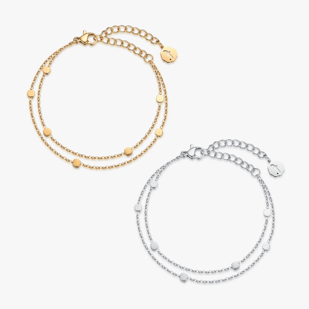 First Crush Two Layer Bracelet - Flaire & Co.