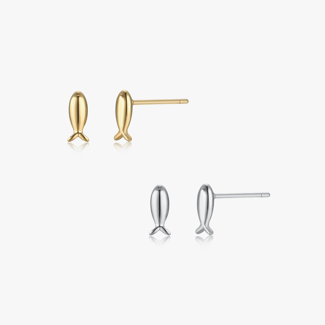 Fish Studs - Flaire & Co.