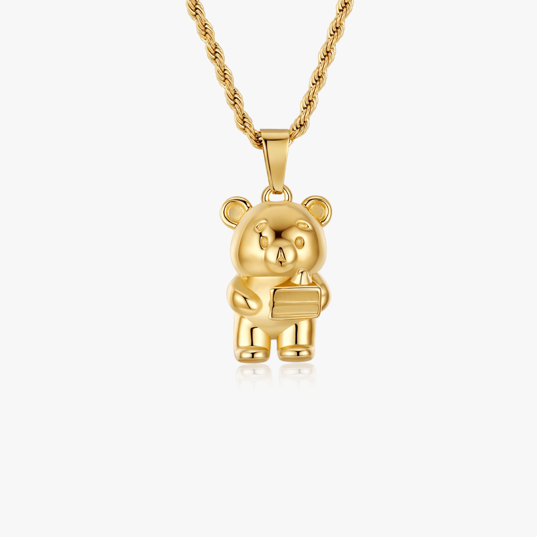 Flaire Bear Eats Cake Necklace - Flaire & Co.