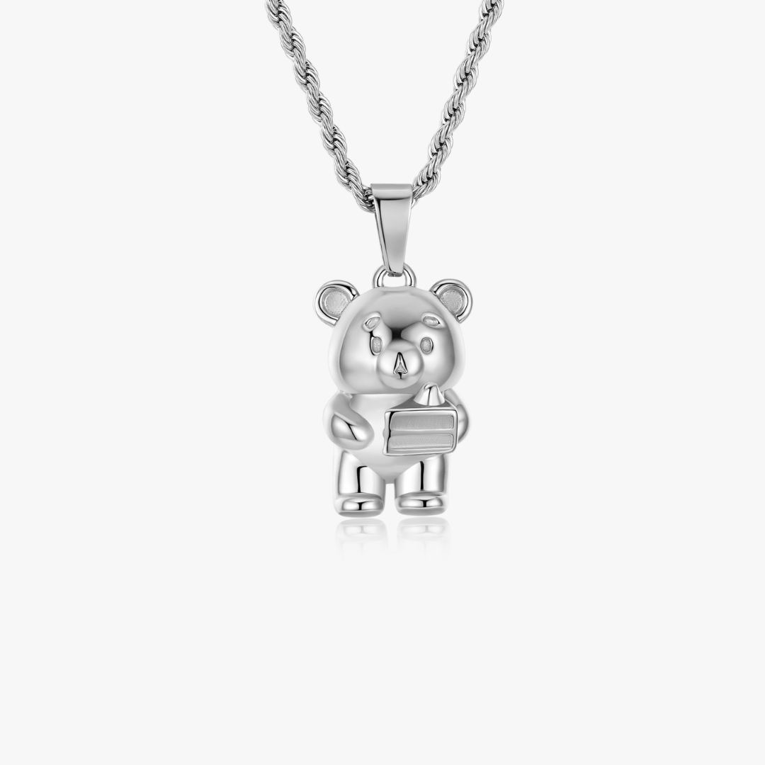 Flaire Bear Eats Cake Necklace - Flaire & Co.