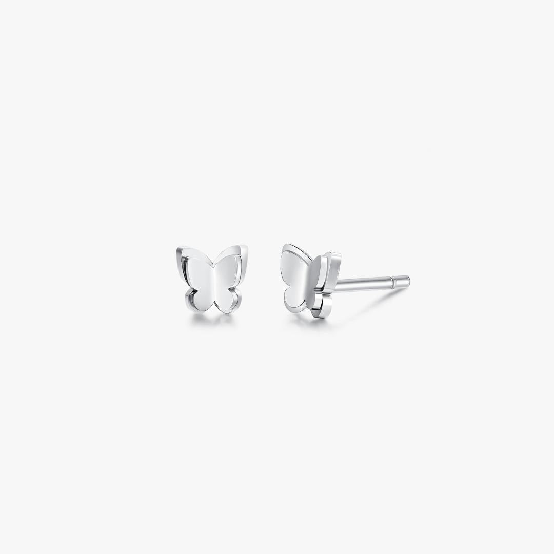 Flutter Silver Studs - Flaire & Co.