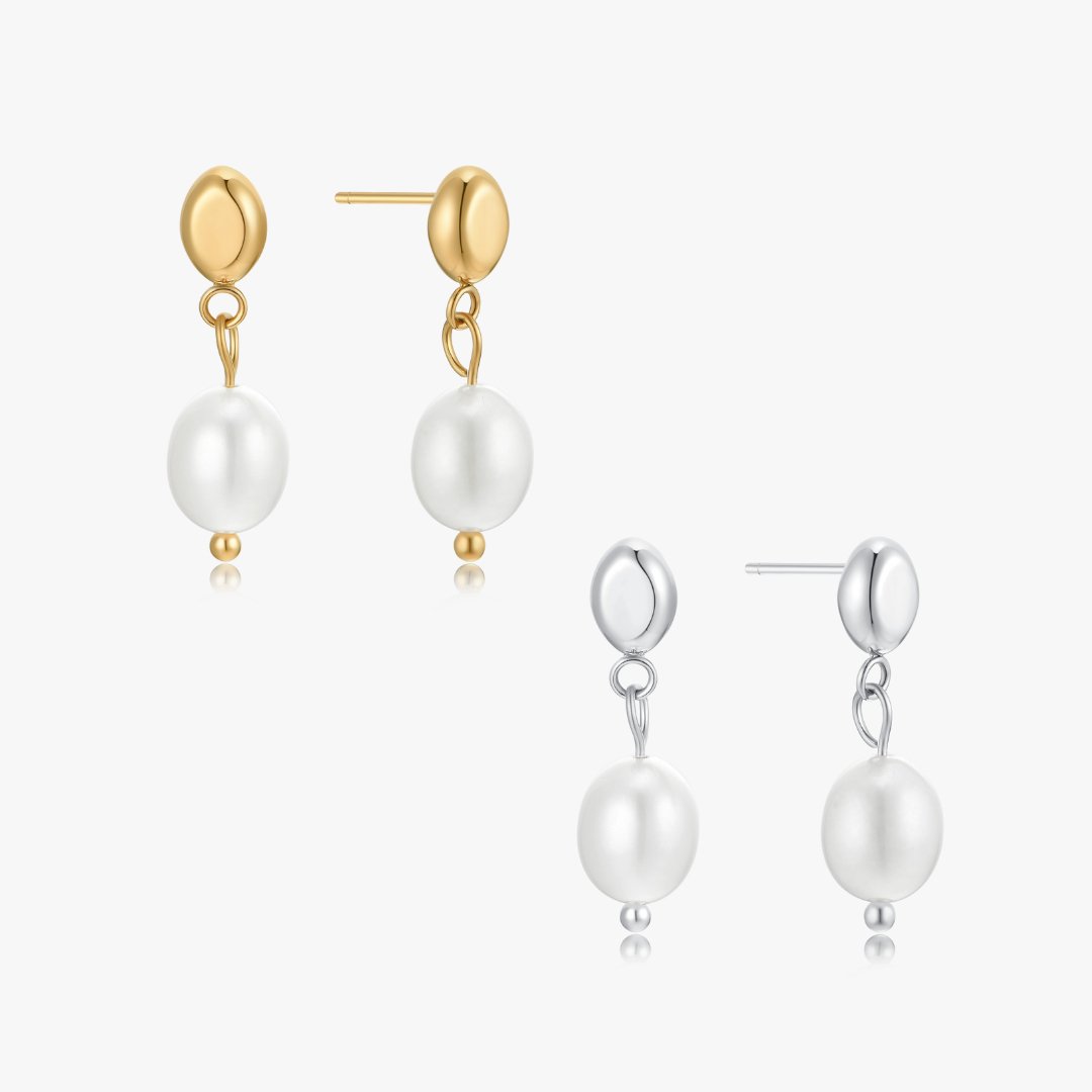 Geneva Pearl Earrings - Flaire & Co.