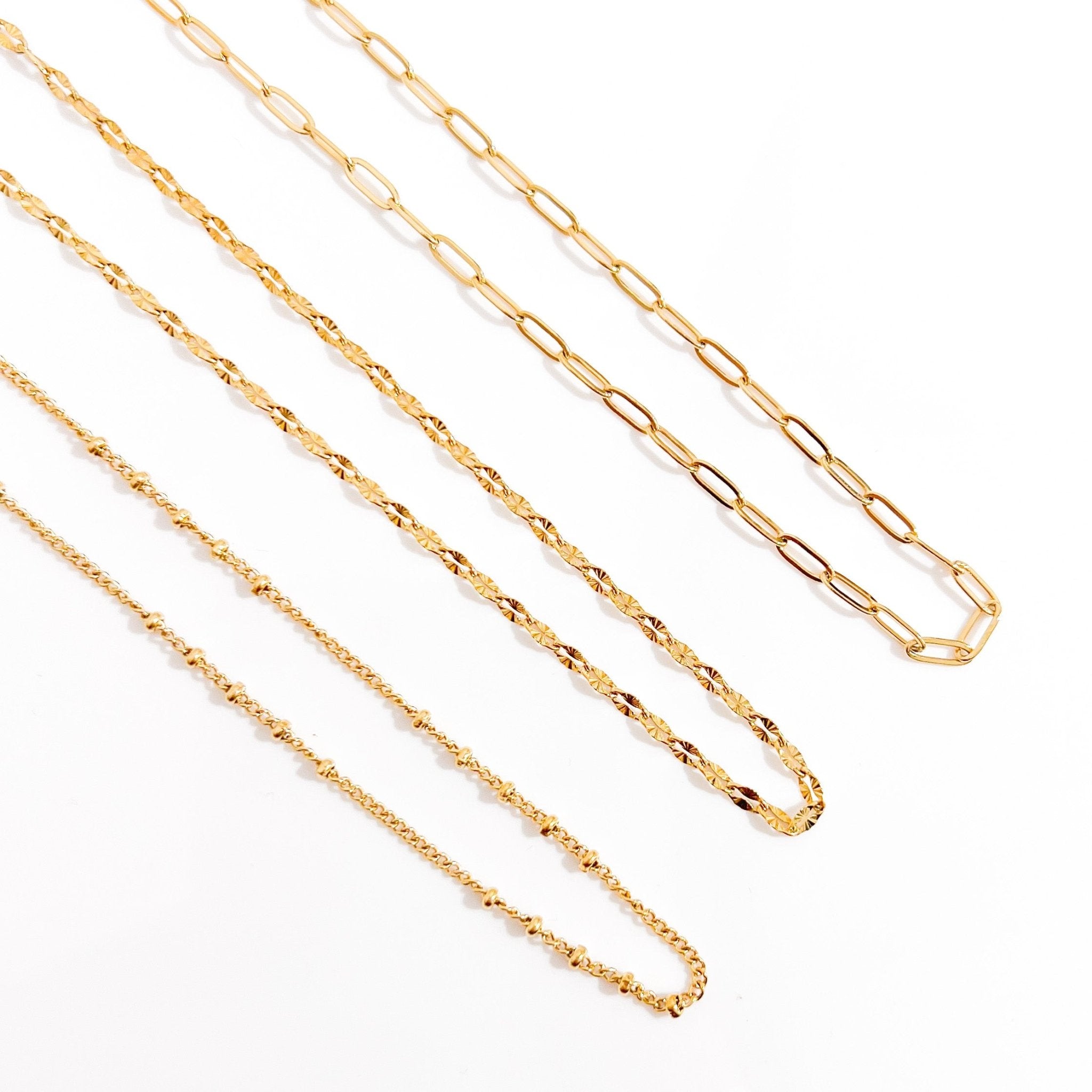 Gold Dainty Chains Bundle - Flaire & Co.