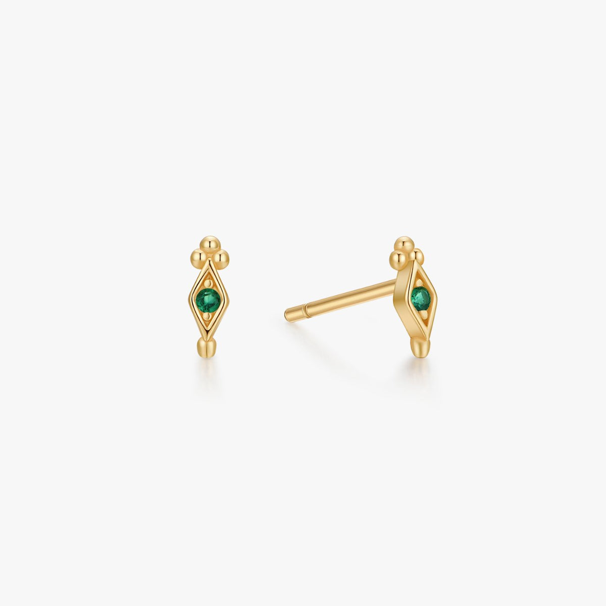 Gem Freya Studs Gold