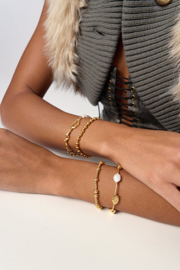 Hailey Stretch Beaded Bracelet - Flaire & Co.