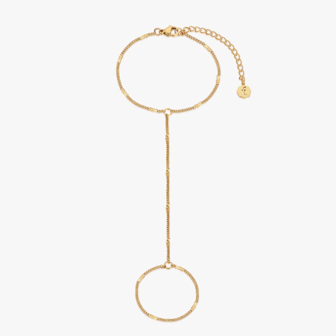 Hammered Hand Chain - Flaire & Co.
