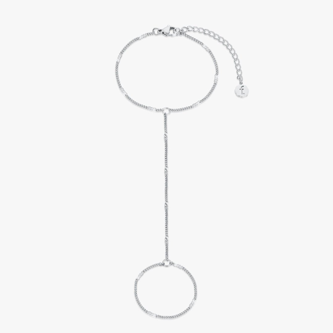 Hammered Hand Chain - Flaire & Co.