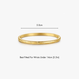 Hibiscus Stacker Cuff Bangle Bracelet - Flaire & Co.
