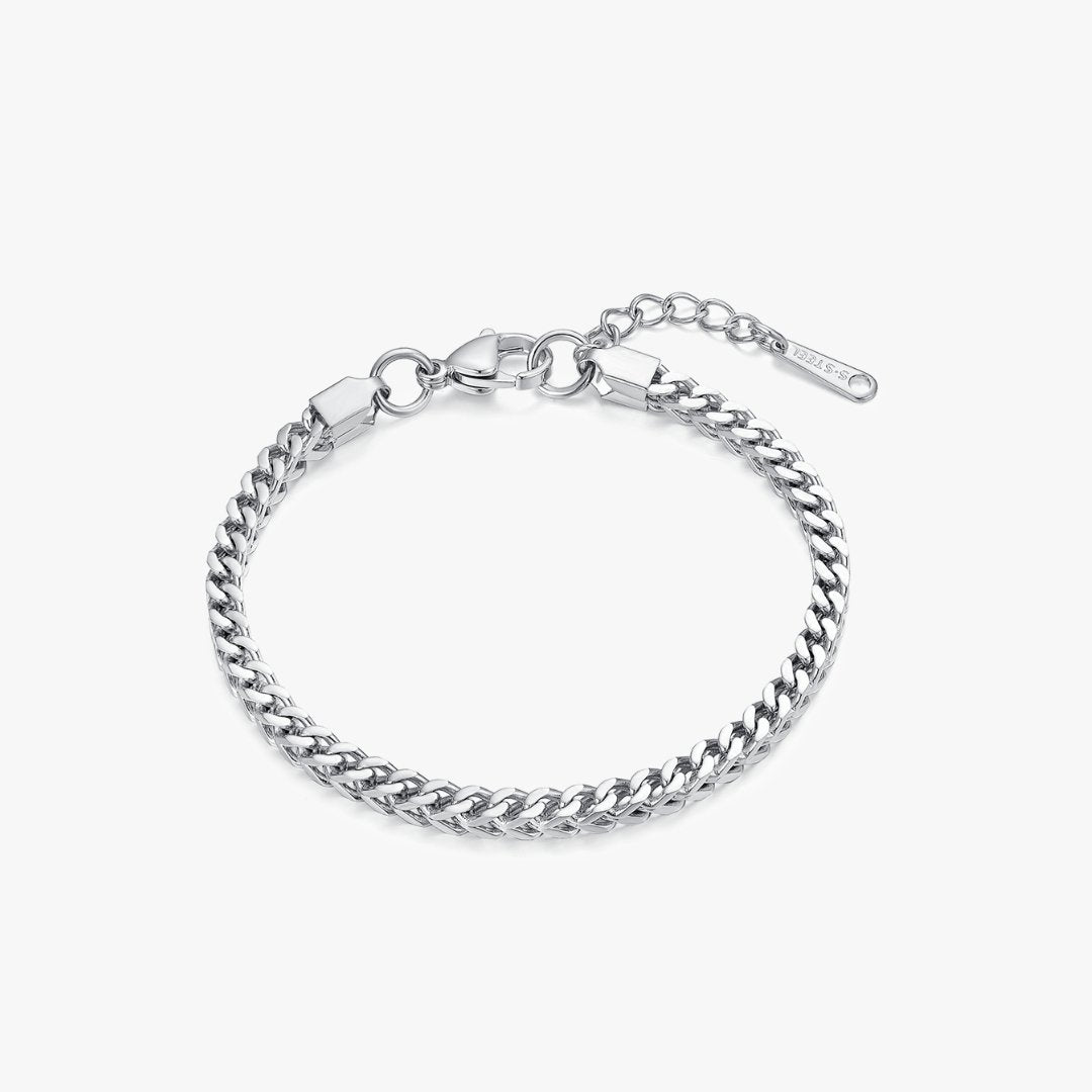 Hunter Bracelet in Silver (Unisex) - Flaire & Co.