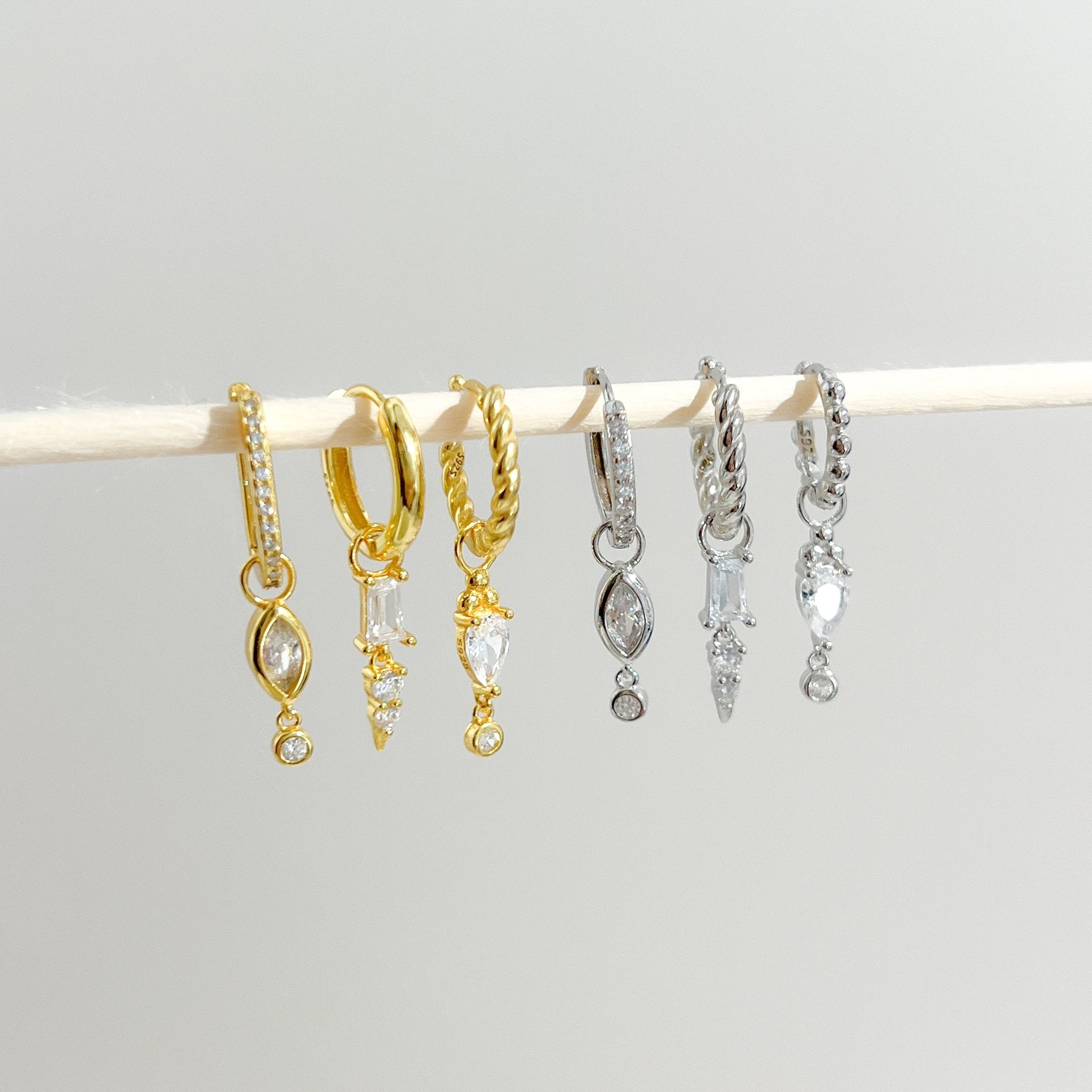 Josie Hoop Charms - Flaire & Co.