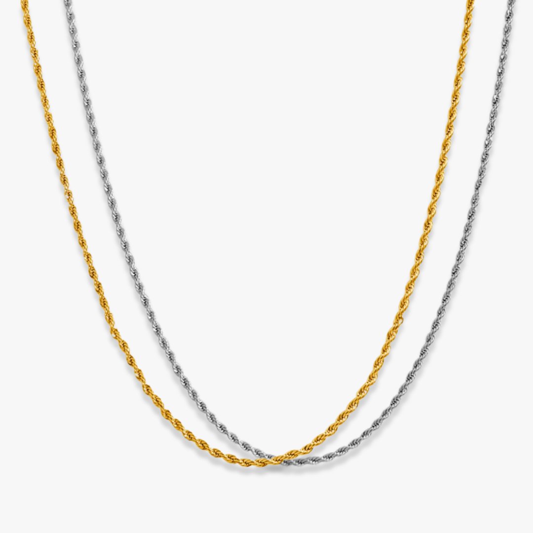 Kassidy Thin Rope Necklace (Unisex) - Flaire & Co.