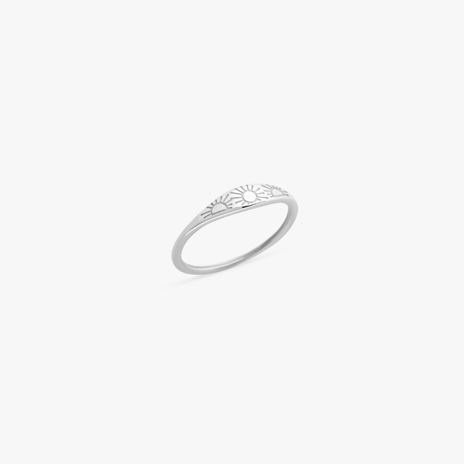 Katie Sunset Ring in Silver - Flaire & Co.