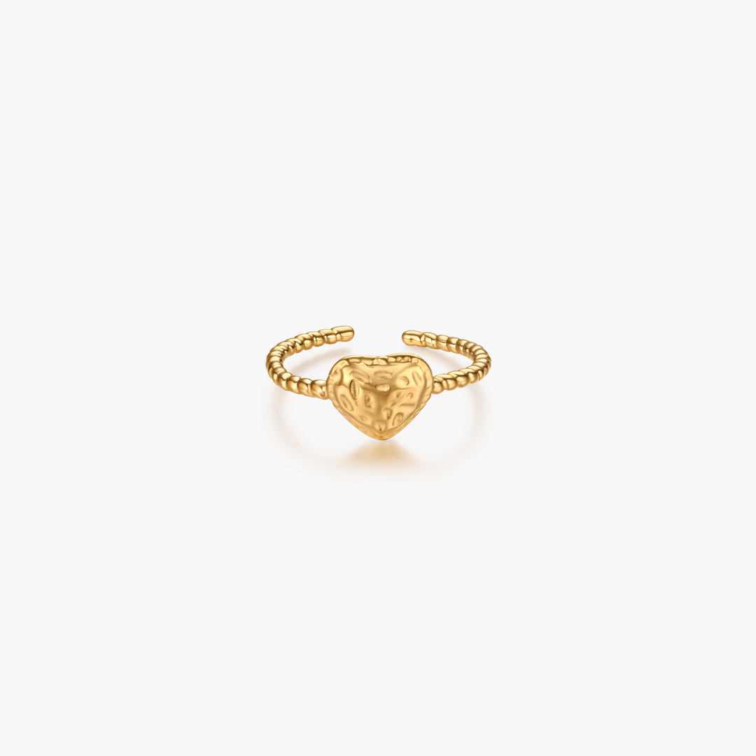 Kiri Adjustable Heart Ring - Flaire & Co.