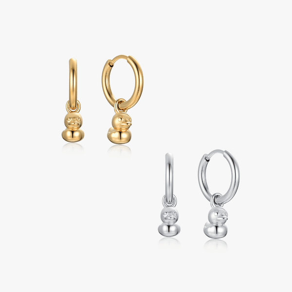Lucky Duck Hoops - Flaire & Co.
