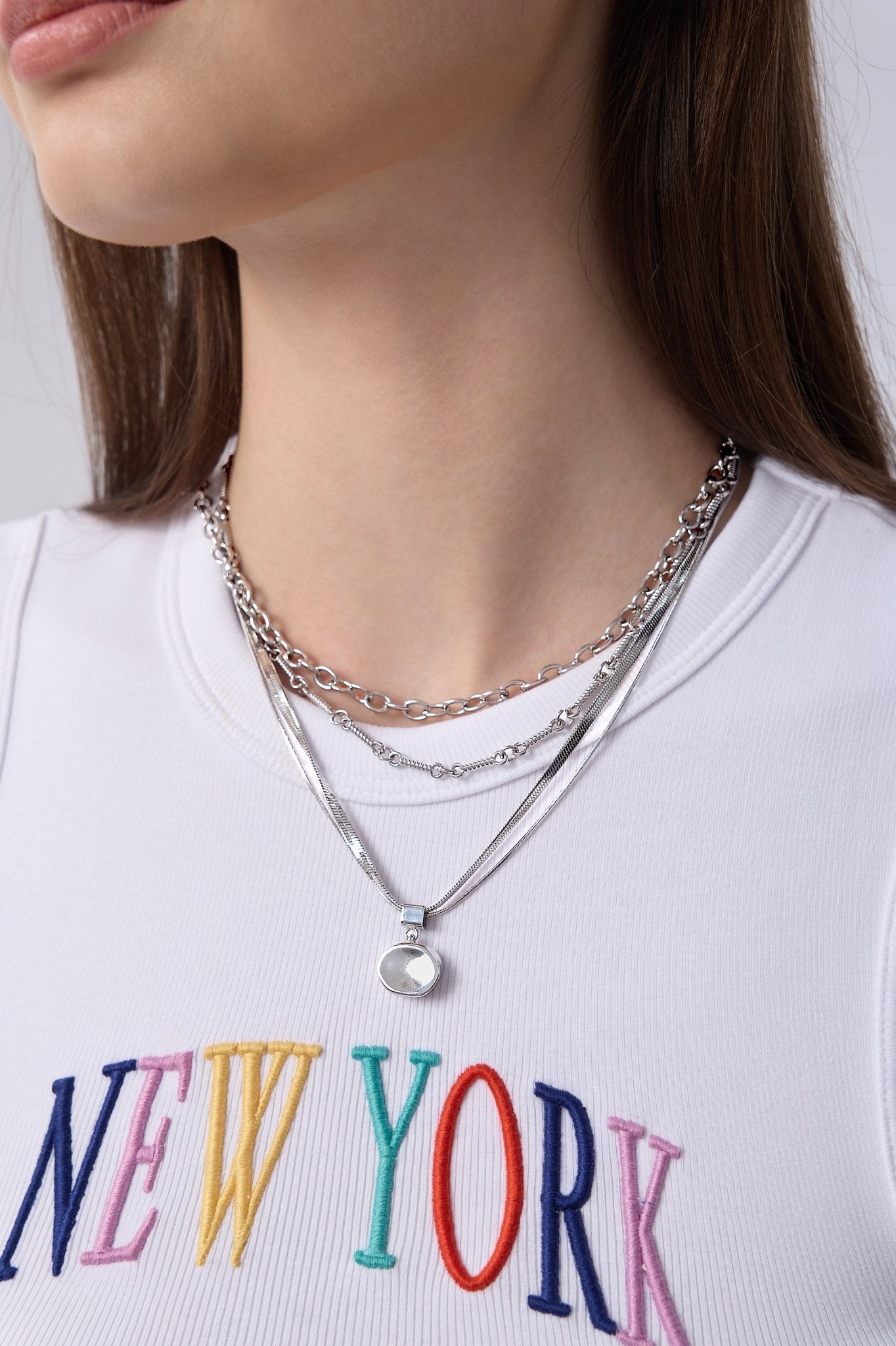 Maren Molten Drop Necklace - Flaire & Co.