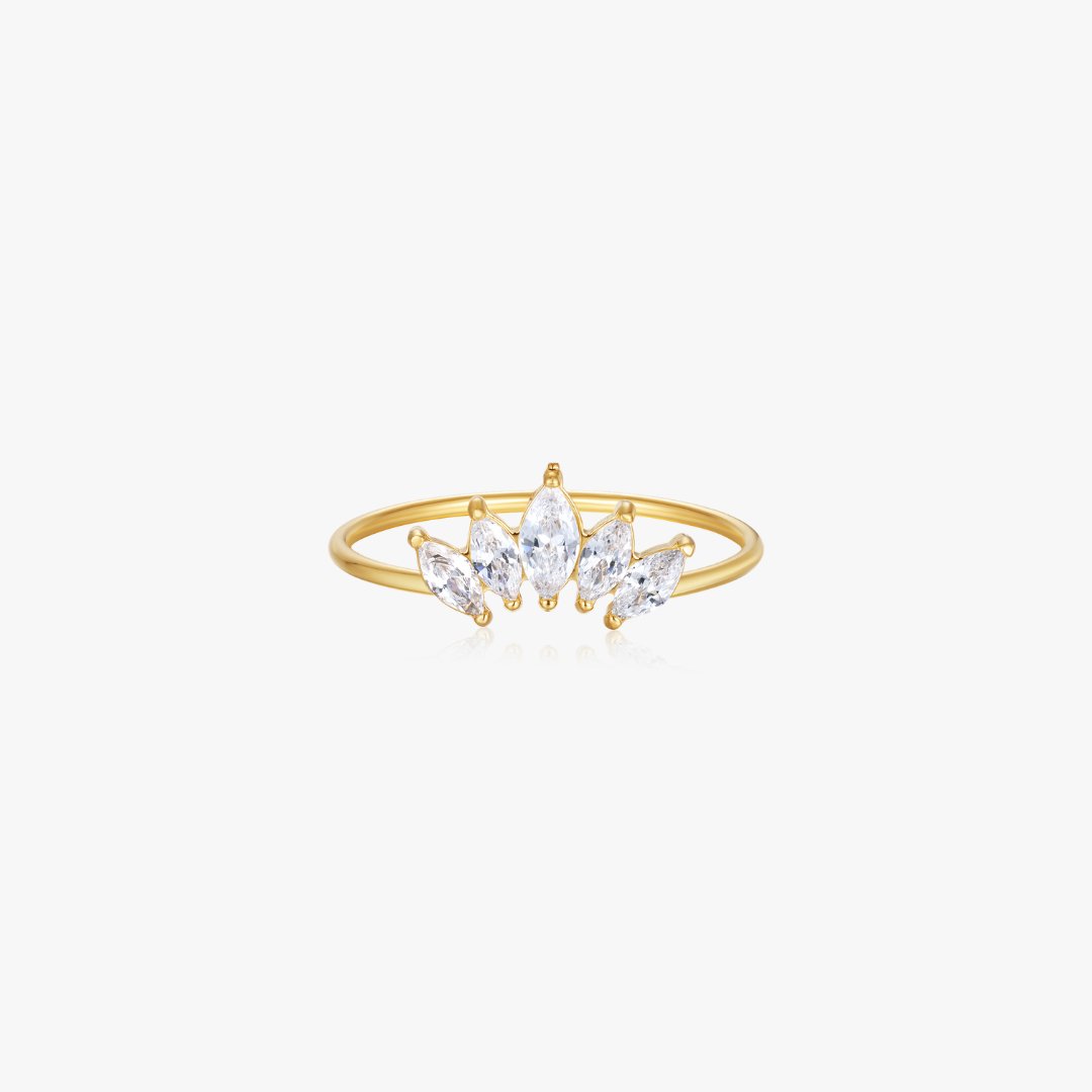 Marquise Gem Ring (Greek Inspired Collection) - Flaire & Co.